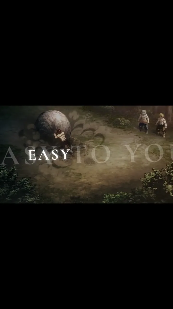 Lyric video example: Cinematic animated lines