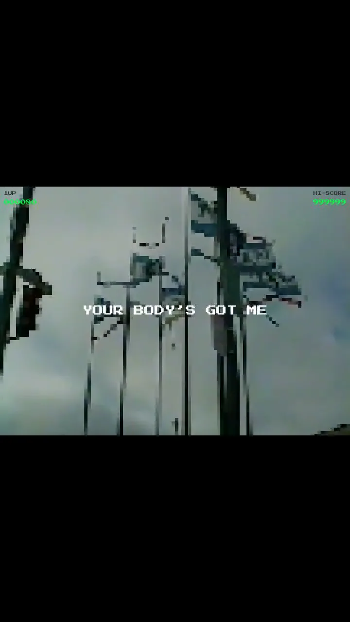 Lyric video example: Pixel city diary